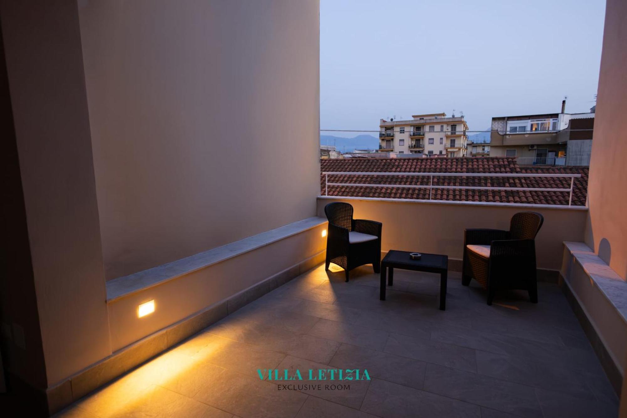 Villa Letizia - Sky Blu Pompei Room 보스코리알레 외부 사진